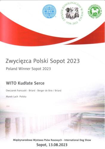 Zwycięzca Polski Sopot 2023